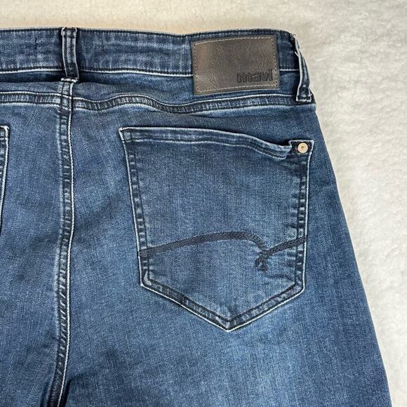 Mavi Men’s Jeans Size 35x33 Dark Wash Zack Straight Leg Mid Rise Cotton Stretch - Picture 4 of 10